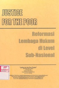 Reformasi lembaga hukum di level sub-nasional