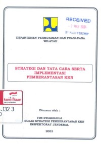 Strategi dan tata cara serta implementasi pemberantasan KKN