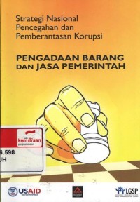 Strategi nasional pencegahan dan pemberantasan korupsi pengadaan barang/jasa pemerintah