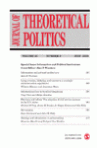 Journal of Theoretical Politics, Volume 25, Number 3, July 2013