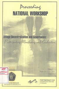 Village decentralization and governance : participatory monitoring and evaluation