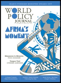 World Policy Journal, Volume 29, Number 4, Winter 2012/2013