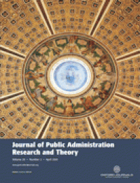 Journal of Public Administration Research and Theory Volume 20, Number 2, April 2010