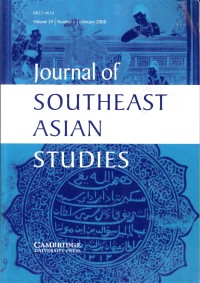 Journal of Southeast Asian Studies, Volume 39, Number 1, February 2008