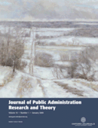 Journal of Public Administration Research and Theory, Volume 19, Number 1, January 2009