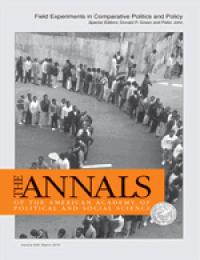 The ANNALS of the American Academy of Political and Social Science, volume 628 March 2010
