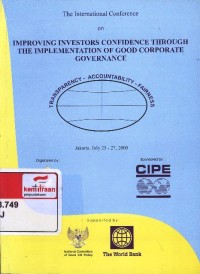 Improving investors confidence through the implementation of good corporate governance: the International conference on
