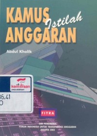 Kamus istilah anggaran