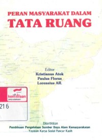 Peran masyarakat dalam tata ruang