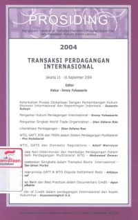 Transaksi perdagangan internasional