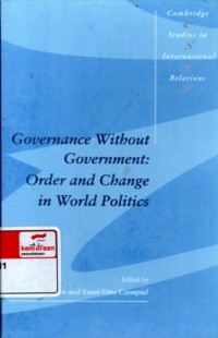 Governance without government: order and change in world politics