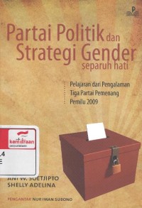 Partai Politik dan Strategi Gender Separuh Hati: pelajaran dari pengalaman tiga partai pemenang pemilu 2009